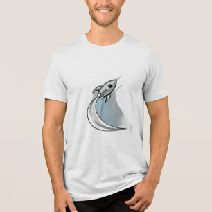 T-shirt En Tri-matière Un lancement de fusée