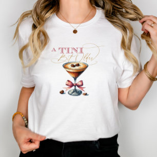 T-shirt En Tri-matière Un Tini Un Peu Plus Ancien Espresso Martini Bow Ro
