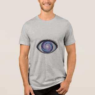 T-shirt En Tri-matière Un troisième oeil aux lignes rayonnantes,