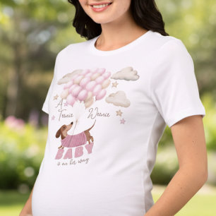 T-shirt En Tri-matière Une annonce de grossesse pour une toute petite béb