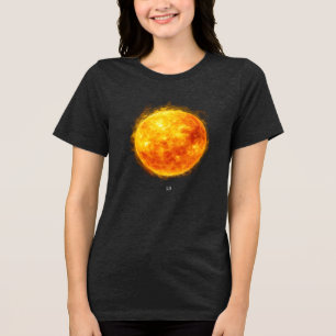 T-shirt En Tri-matière Une peinture du soleil dans un espace