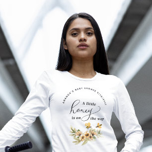 T-shirt En Tri-matière Une petite abeille Baby Shower