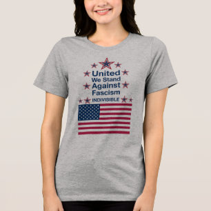 T-shirt En Tri-matière Unis nous sommes debout contre le fascisme