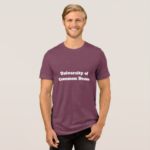 T-shirt En Tri-matière Université de Common Dense Drôle