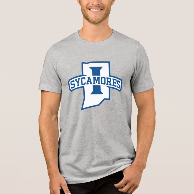 T-shirt En Tri-matière Université d'État d'Indiana Sycamores (Recto)
