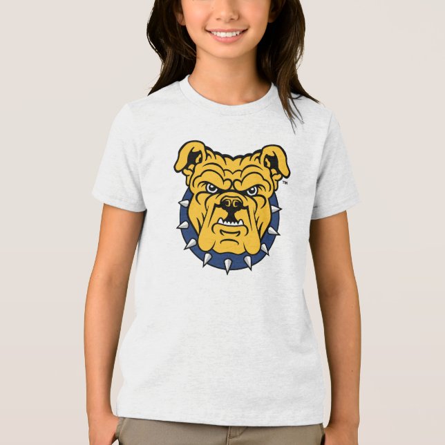 T-shirt En Tri-matière Université d'État NCA&T | Tête de Bulldog (Recto)