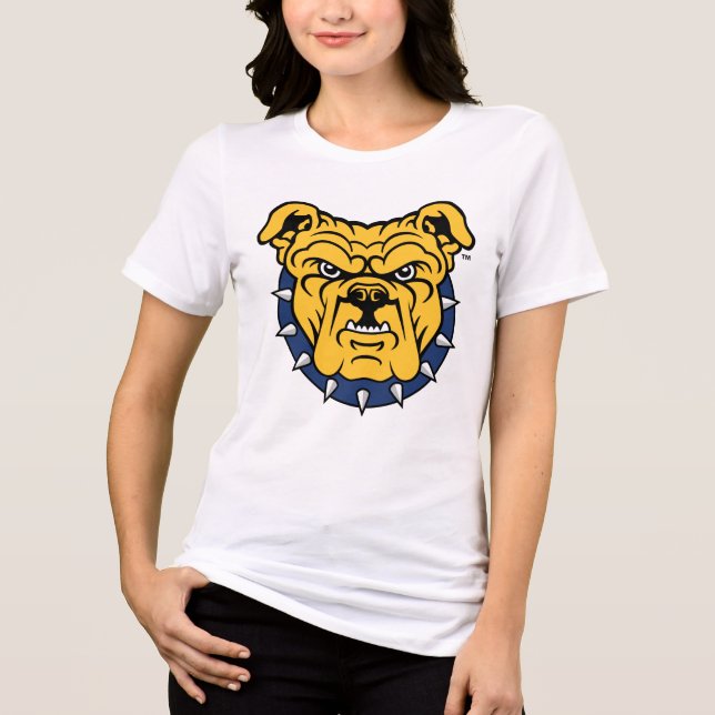 T-shirt En Tri-matière Université d'État NCA&T | Tête de Bulldog (Recto)