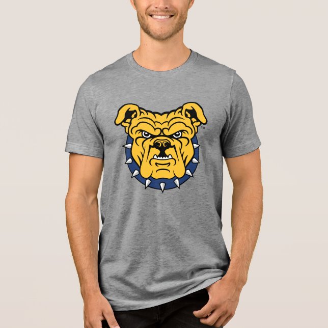 T-shirt En Tri-matière Université d'État NCA&T | Tête de Bulldog (Recto)