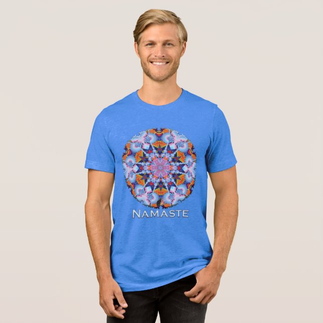 T-shirt En Tri-matière Utopian Namaste Kaleidoscope T-Shirt (Recto plein)