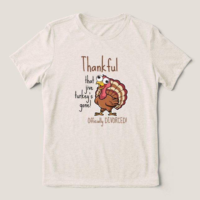 T-shirt En Tri-matière Vacances d'automne Funny Divorce (Design Recto)