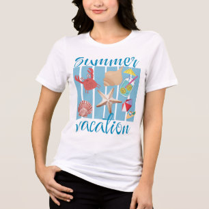T-shirt En Tri-matière Vacances d'été personnalisées