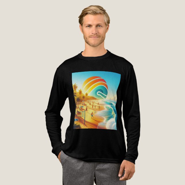 T-shirt En Tri-matière vacances et voyage (Recto complet)