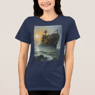 T-shirt En Tri-matière vaisseau fantôme, navire pirate,
