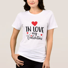T-shirt En Tri-matière Valentines Day love