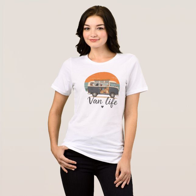 T-shirt En Tri-matière Van Life Adventure PawsT-Shirt (Recto plein)