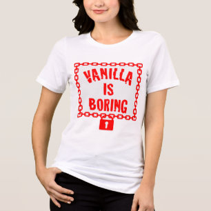 T-shirt En Tri-matière Vanilla is Boring Coller Padlock © FB @ #