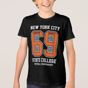 T-shirt En Tri-matière Vecteur de typographie vintage universitaire de la
