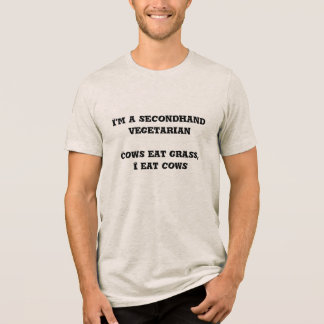 T-shirt En Tri-matière Végétarien Funny Carnivore Steak de boeuf
