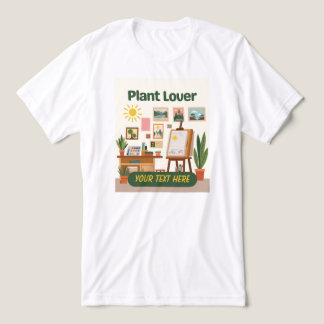 T-shirt En Tri-matière Végétation personnalisée et conception d'espace de