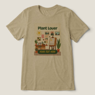 T-shirt En Tri-matière Végétation personnalisée et conception d'espace de