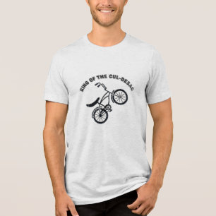 T-shirt En Tri-matière Vélo à selle banane vintage Roi du Cul-de-Sac