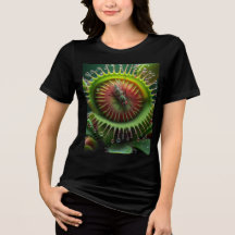 Vénus Flytrap Floral Vert et Rouge