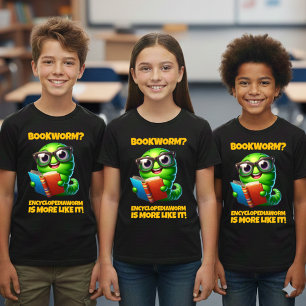 T-shirt En Tri-matière Ver de bibliothèque drôle ? Ver d'encyclopédie est