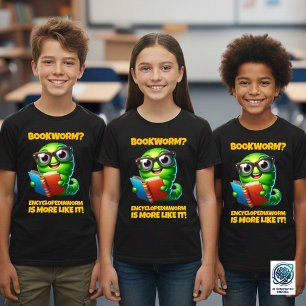 T-shirt En Tri-matière Ver de bibliothèque drôle ? Ver d'encyclopédie est