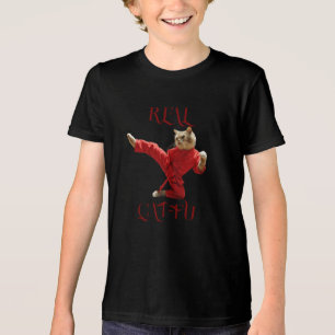 T-SHIRT EN TRI-MATIÈRE VÉRITABLE CAT-FU