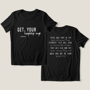 T-shirt En Tri-matière Verset biblique chrétienne inspirant