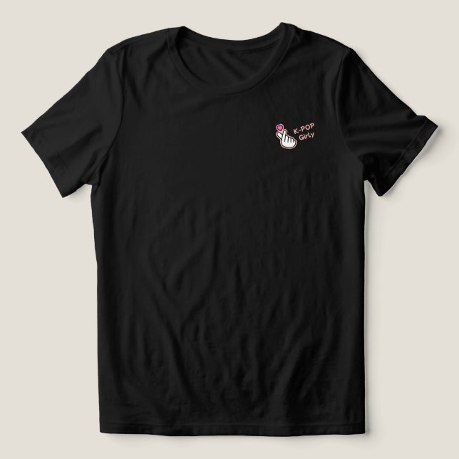 T-shirt En Tri-matière Vêtements de fille K-pop (Design Recto)