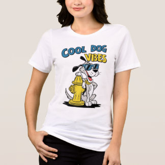 T-shirt En Tri-matière Vibes de chien cool - Drôle T-shirt de chien de de