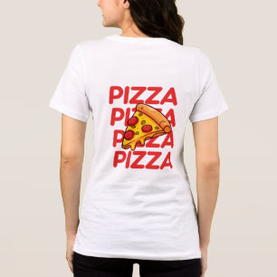 T-shirt En Tri-matière Vibes de découpe uniquement   Amusant Pizza Lover