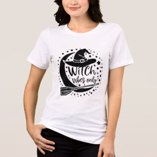 T-shirt En Tri-matière Vibrations de Sorcière Uniquement - Halloween