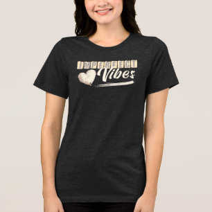 T-shirt En Tri-matière Vibrations Imparfaites – Esthétique Rétro Minimali