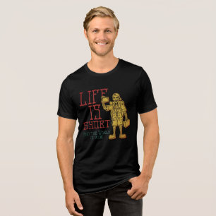 T-shirt En Tri-matière Vie courte, découvrez plus - Retro Travel Tee