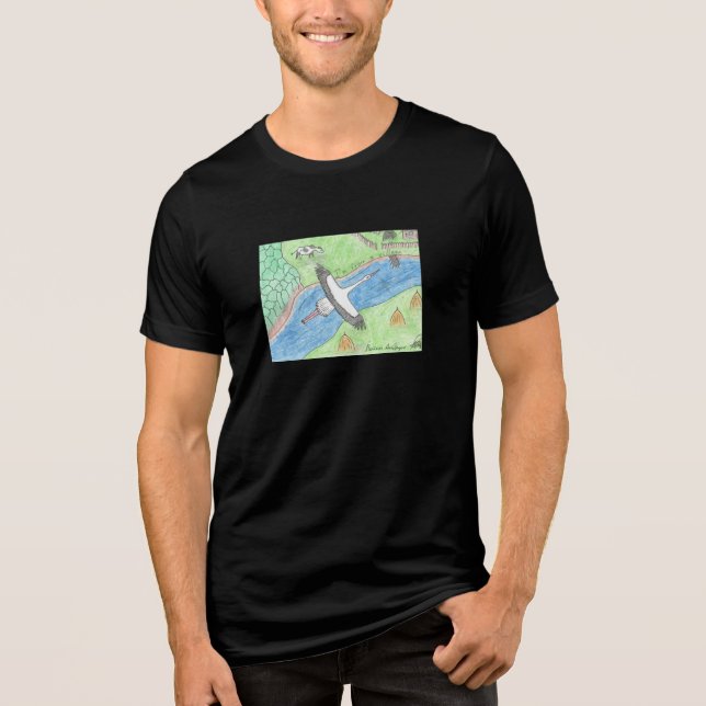 T-shirt En Tri-matière Village Vibes (Recto)