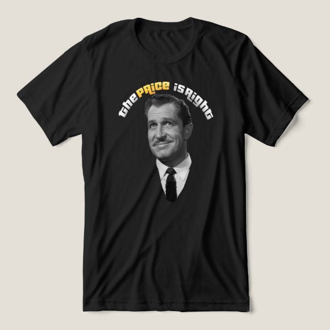T-shirt En Tri-matière Vincent Price is Right (Design Recto)