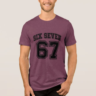T-shirt En Tri-matière Viral Six Seven (67) Meme 