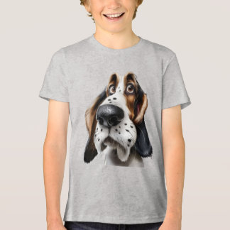 T-shirt En Tri-matière Visage de chien mignon