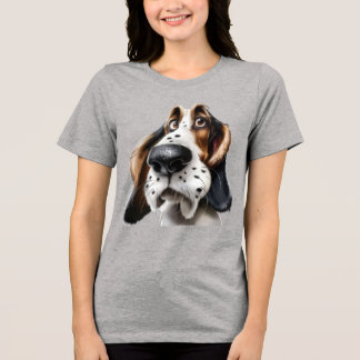 T-shirt En Tri-matière Visage de chien mignon