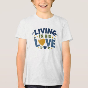 T-shirt En Tri-matière Vivre dans Son amour