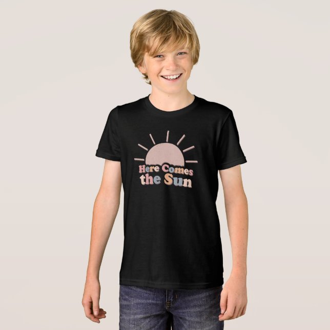 T-shirt En Tri-matière Voici le Soleil (Recto plein)