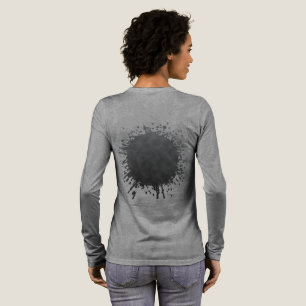 T-shirt En Tri-matière Voile de Charbon