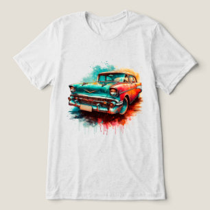 T-shirt En Tri-matière Voiture des années 60