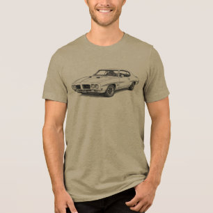 T-shirt En Tri-matière Voiture Musclée GTO