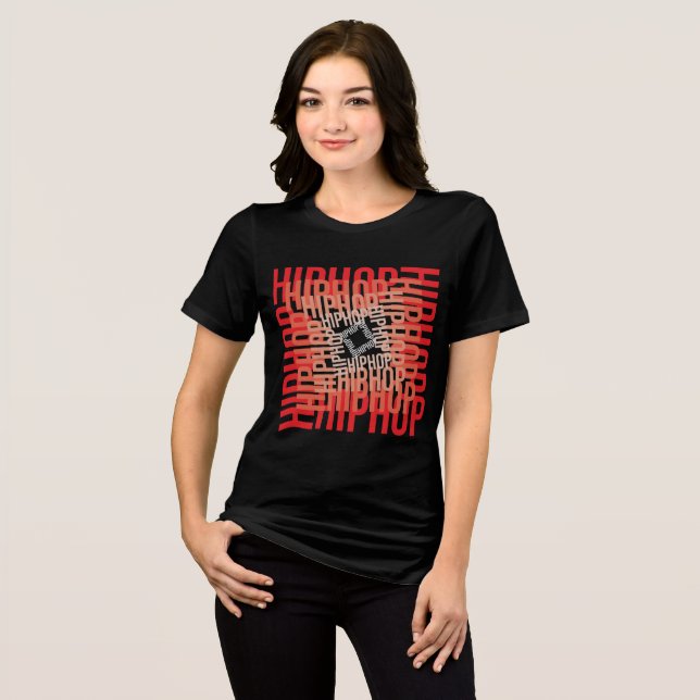 T-shirt En Tri-matière Vortex Hip hop (Recto plein)