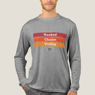 T-shirt En Tri-matière Vote à Choix Classé 3 Bandes