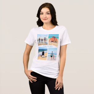 T-shirt En Tri-matière Votre T-shirt photo de famille avec texte personna