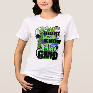 T-shirt En Tri-matière Vous avez le droit de savoir si c'est OGM
